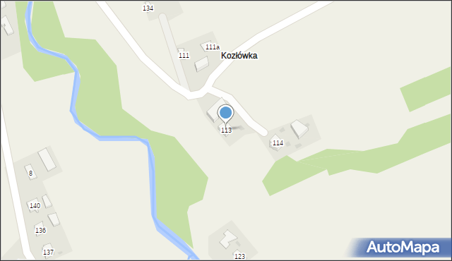 Biesna, Biesna, 113, mapa Biesna