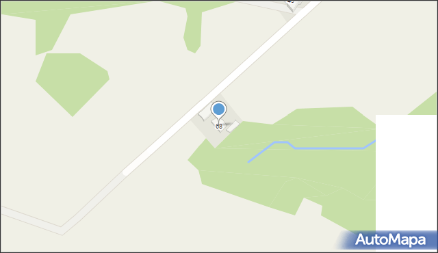 Biesna, Biesna, 68, mapa Biesna