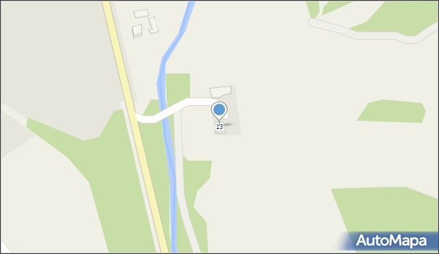 Bieśnik, Bieśnik, 13, mapa Bieśnik