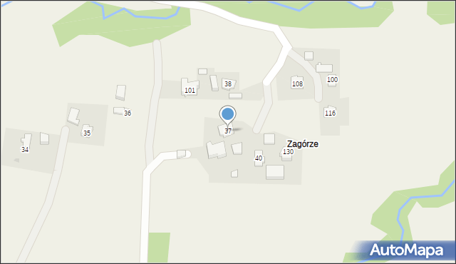 Bieśnik, Bieśnik, 37, mapa Bieśnik