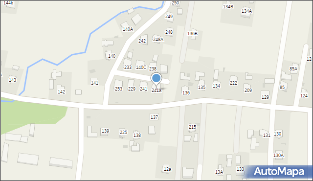 Bieździedza, Bieździedza, 241a, mapa Bieździedza