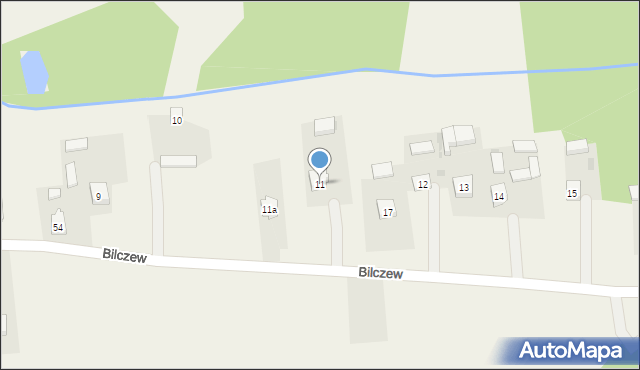 Bilczew, Bilczew, 11, mapa Bilczew