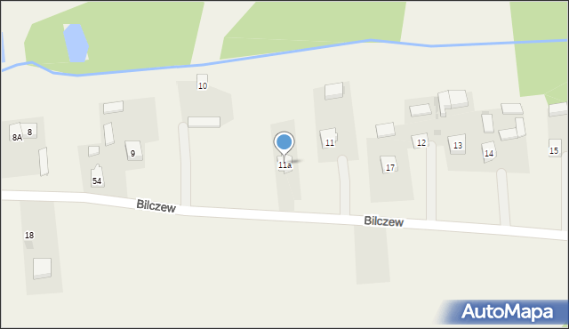 Bilczew, Bilczew, 11a, mapa Bilczew