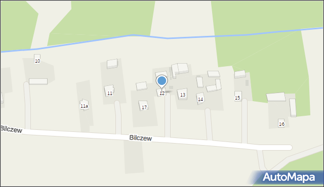 Bilczew, Bilczew, 12, mapa Bilczew