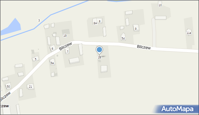 Bilczew, Bilczew, 18, mapa Bilczew