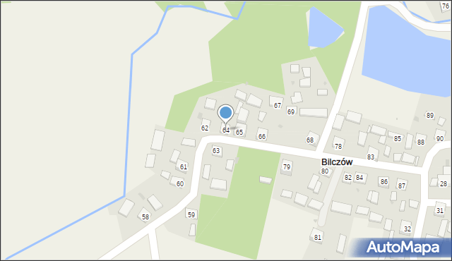 Bilczów, Bilczów, 64, mapa Bilczów