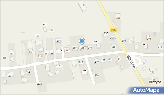 Bilczyce, Bilczyce, 168, mapa Bilczyce