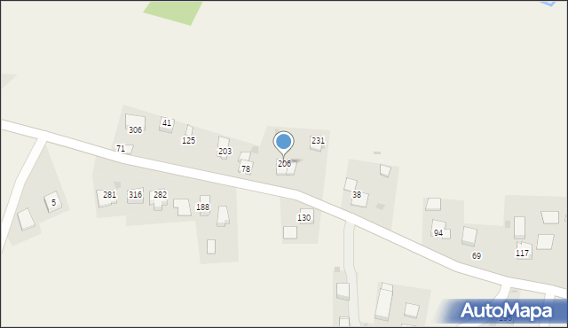 Bilczyce, Bilczyce, 206, mapa Bilczyce