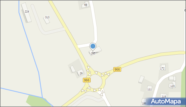 Bilczyce, Bilczyce, 285, mapa Bilczyce