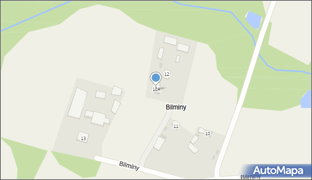 Bilminy, Bilminy, 12A, mapa Bilminy