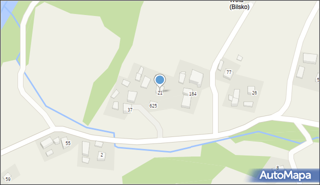 Bilsko, Bilsko, 21, mapa Bilsko