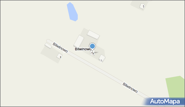 Bilwinowo, Bilwinowo, 7a, mapa Bilwinowo