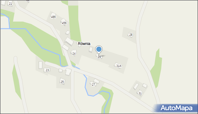 Binarowa, Binarowa, 29, mapa Binarowa