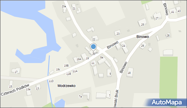 Binowo, Binowo, 20, mapa Binowo