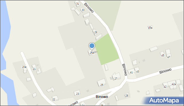 Binowo, Binowo, 25A, mapa Binowo