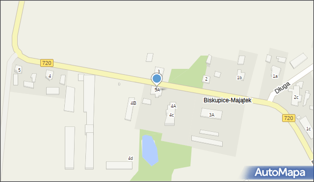 Biskupice, Biskupice, 5c, mapa Biskupice