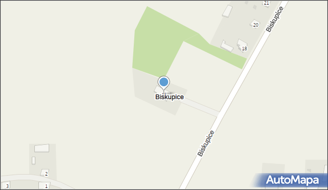 Biskupice, Biskupice, 12, mapa Biskupice