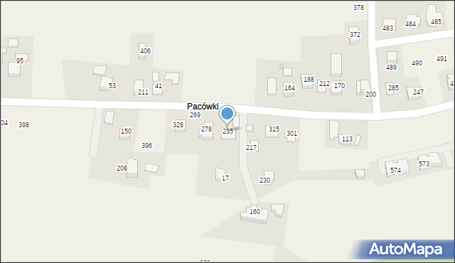 Biskupice, Biskupice, 235, mapa Biskupice