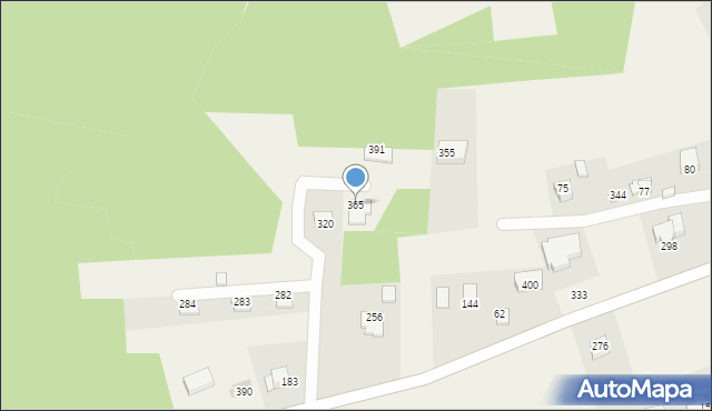 Biskupice, Biskupice, 365, mapa Biskupice