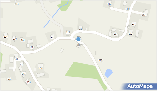 Biskupice, Biskupice, 68, mapa Biskupice