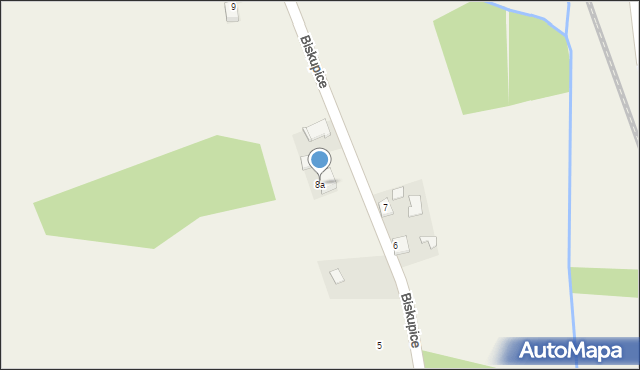 Biskupice, Biskupice, 8a, mapa Biskupice