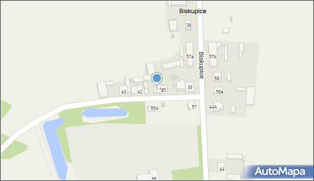 Biskupice, Biskupice, 41, mapa Biskupice