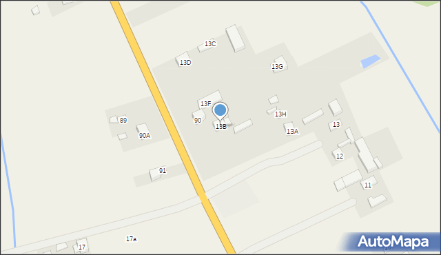 Biskupice, Biskupice, 13B, mapa Biskupice