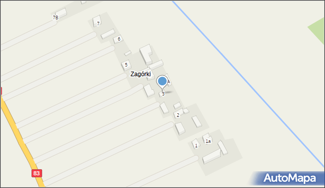 Biskupice, Biskupice, 3, mapa Biskupice