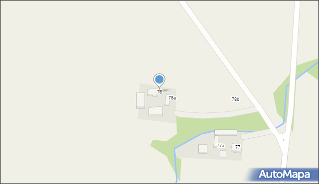 Biskupice Zabaryczne, Biskupice Zabaryczne, 78, mapa Biskupice Zabaryczne