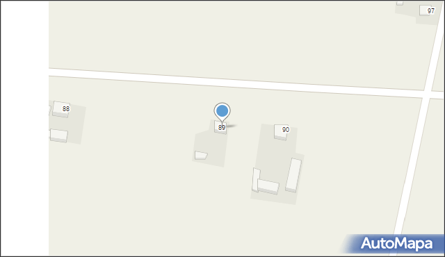 Biskupice Zabaryczne, Biskupice Zabaryczne, 89, mapa Biskupice Zabaryczne