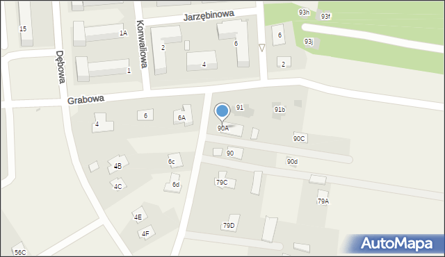 Biskupie-Kolonia, Biskupie-Kolonia, 90A, mapa Biskupie-Kolonia