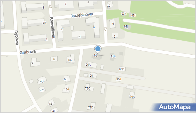 Biskupie-Kolonia, Biskupie-Kolonia, 91a, mapa Biskupie-Kolonia
