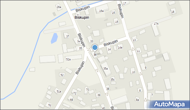 Biskupin, Biskupin, 36, mapa Biskupin