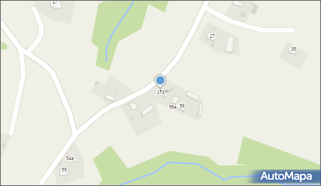 Bistuszowa, Bistuszowa, 171, mapa Bistuszowa