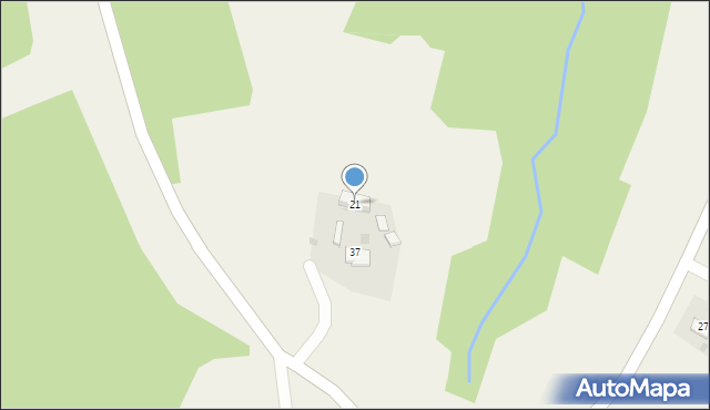 Bistuszowa, Bistuszowa, 21, mapa Bistuszowa