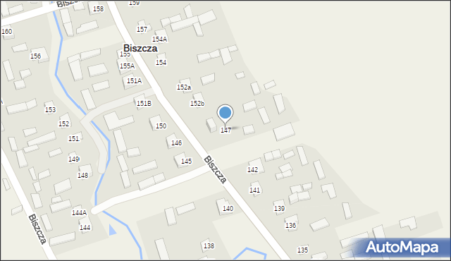 Biszcza, Biszcza, 147, mapa Biszcza