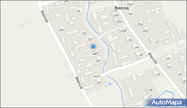 Biszcza, Biszcza, 149, mapa Biszcza