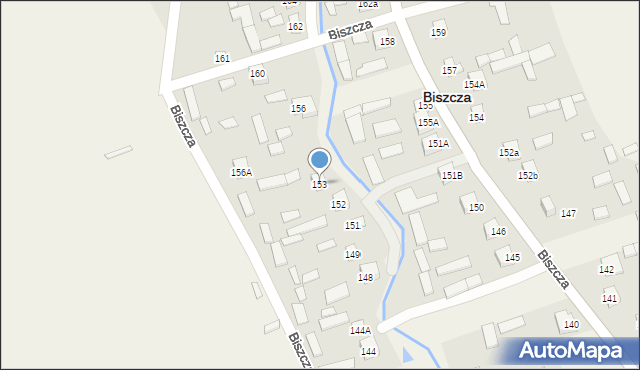 Biszcza, Biszcza, 153, mapa Biszcza