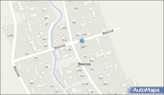 Biszcza, Biszcza, 159, mapa Biszcza