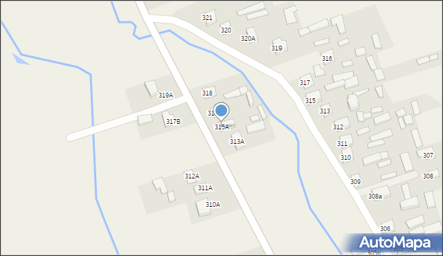 Biszcza, Biszcza, 315A, mapa Biszcza