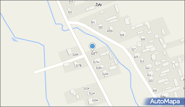 Biszcza, Biszcza, 318, mapa Biszcza