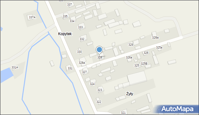Biszcza, Biszcza, 328, mapa Biszcza