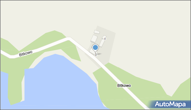 Bitkowo, Bitkowo, 2, mapa Bitkowo