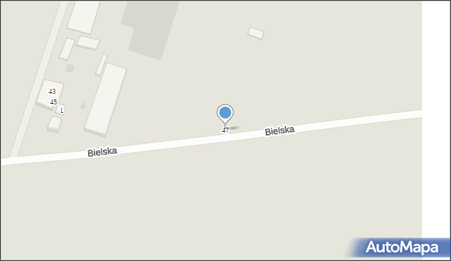 Brańsk, Bielska, 47, mapa Brańsk