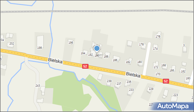 Bulowice, Bielska, 190, mapa Bulowice