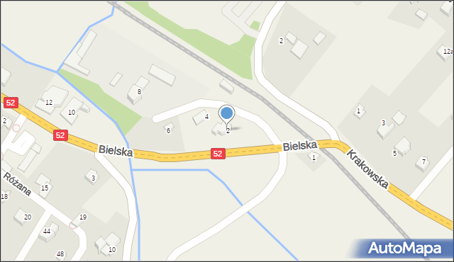 Bulowice, Bielska, 2, mapa Bulowice