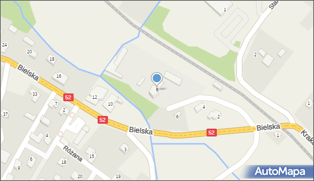 Bulowice, Bielska, 8, mapa Bulowice