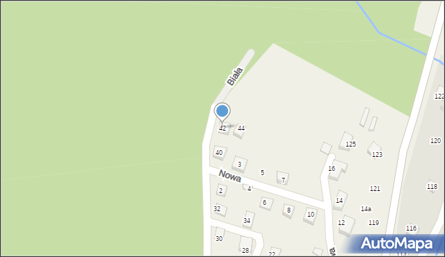 Chełmiec, Biała, 42, mapa Chełmiec