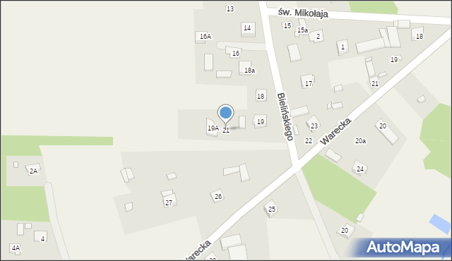 Czersk, Bielińskiego Franciszka, 21, mapa Czersk