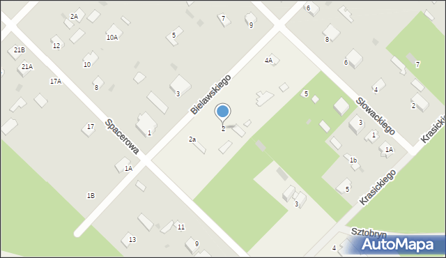 Garbatka-Letnisko, Bielawskiego Romana, mjr., 2, mapa Garbatka-Letnisko